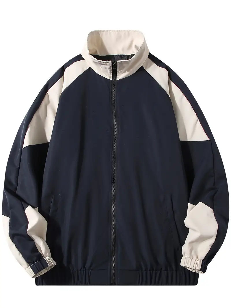 Block Zip-up Jacket