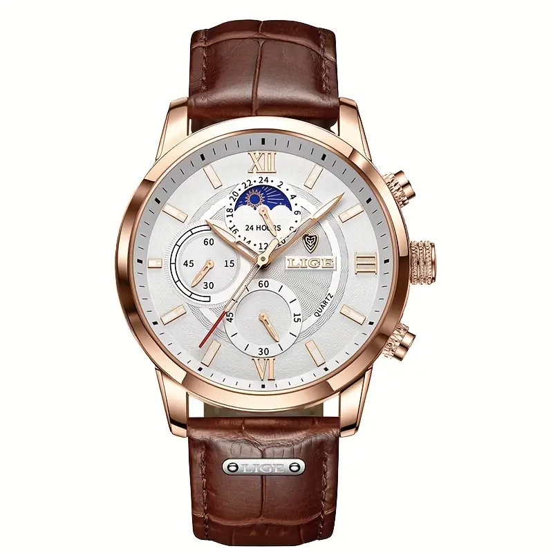 Leather Casual Watch