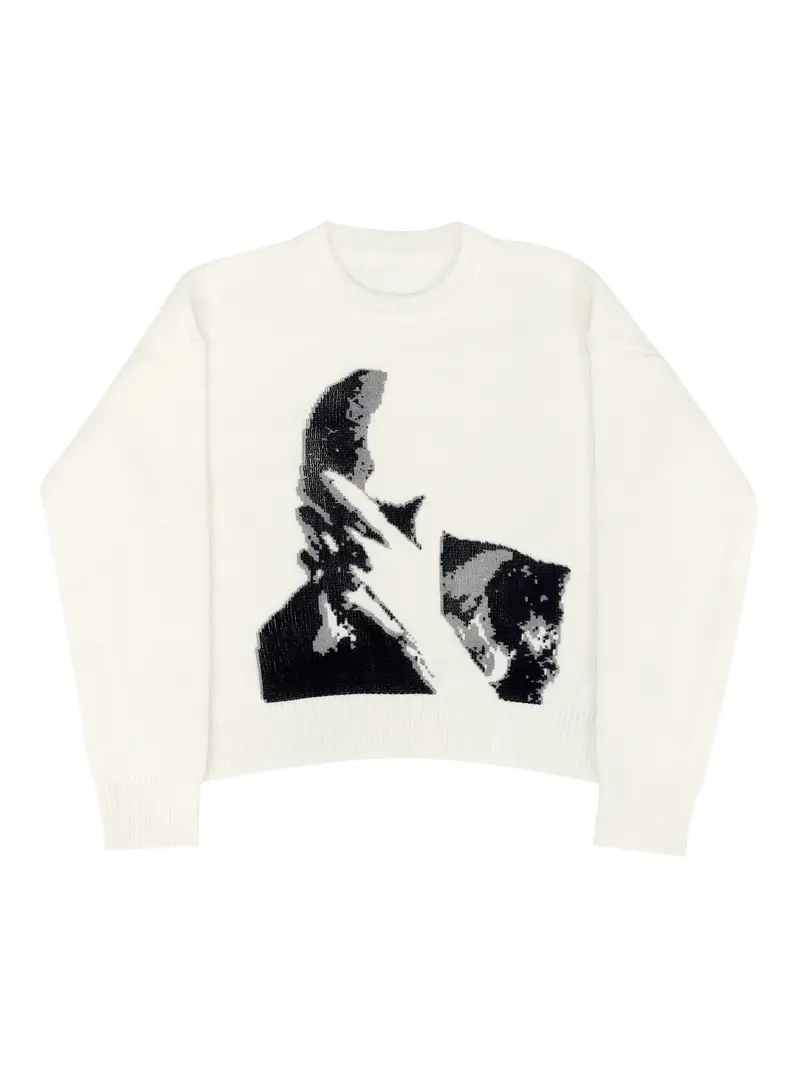 Knitted Long-sleeve Sweater